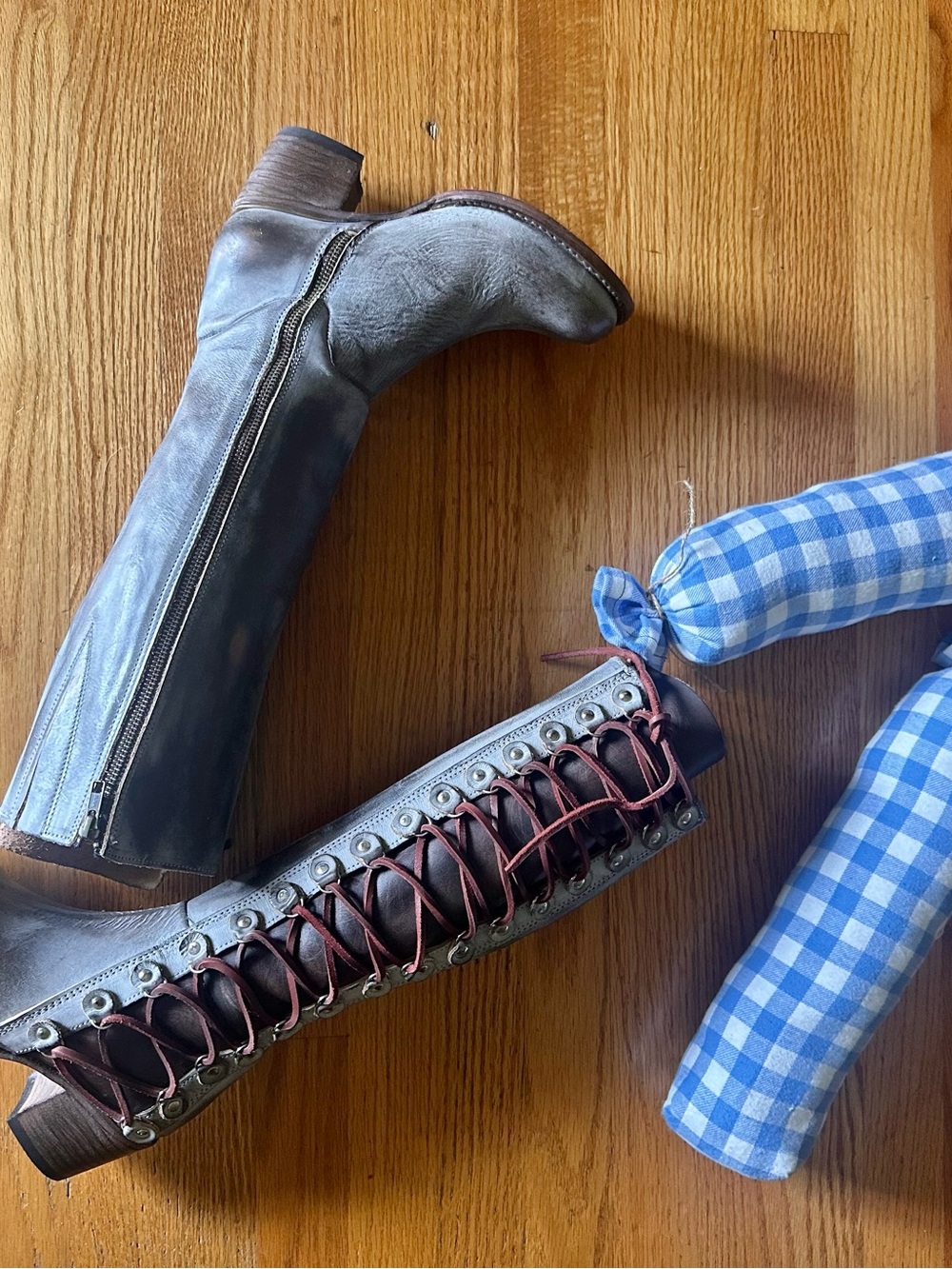 Freebird Tall Lace-Up Ice Chapelle Leather Boots